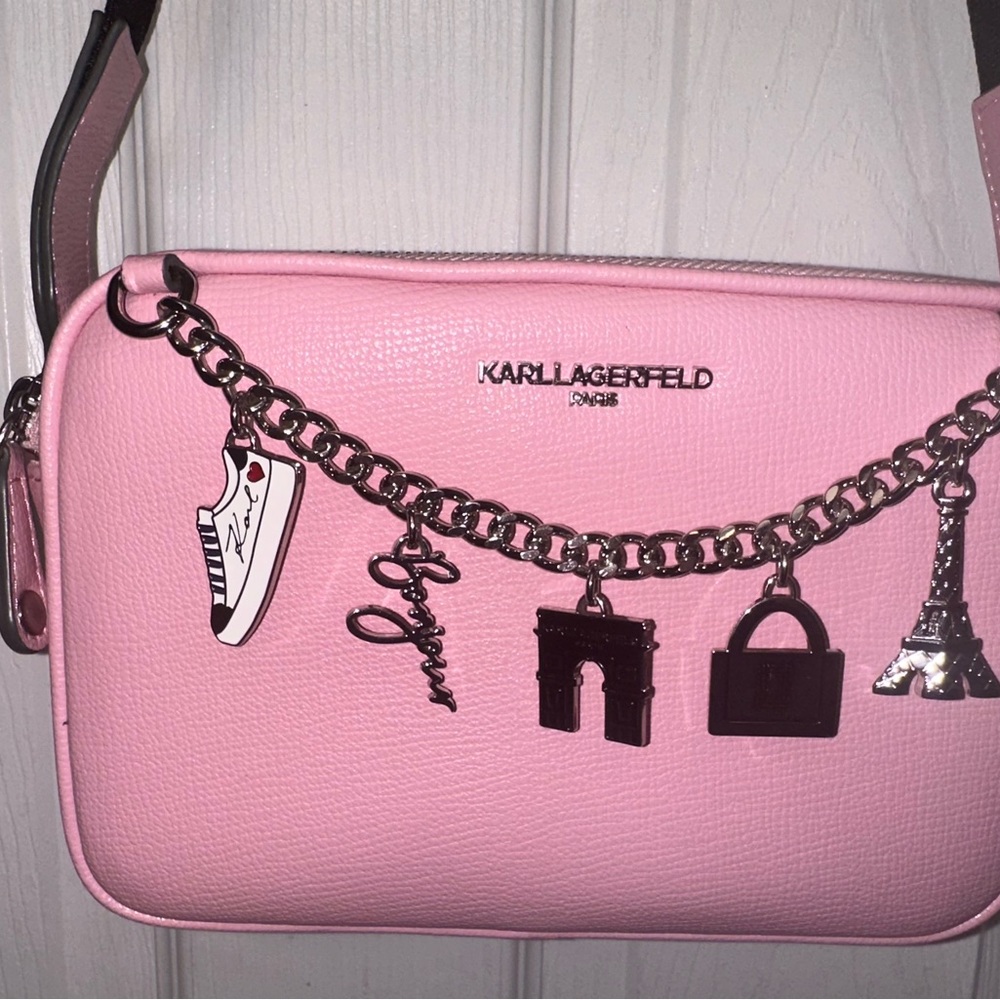 Karl Lagerfeld Pink Crossbody Bag